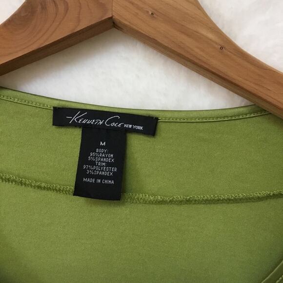 Kenneth Cole Green Short Sleeve Shirt - Picture 3 of 14